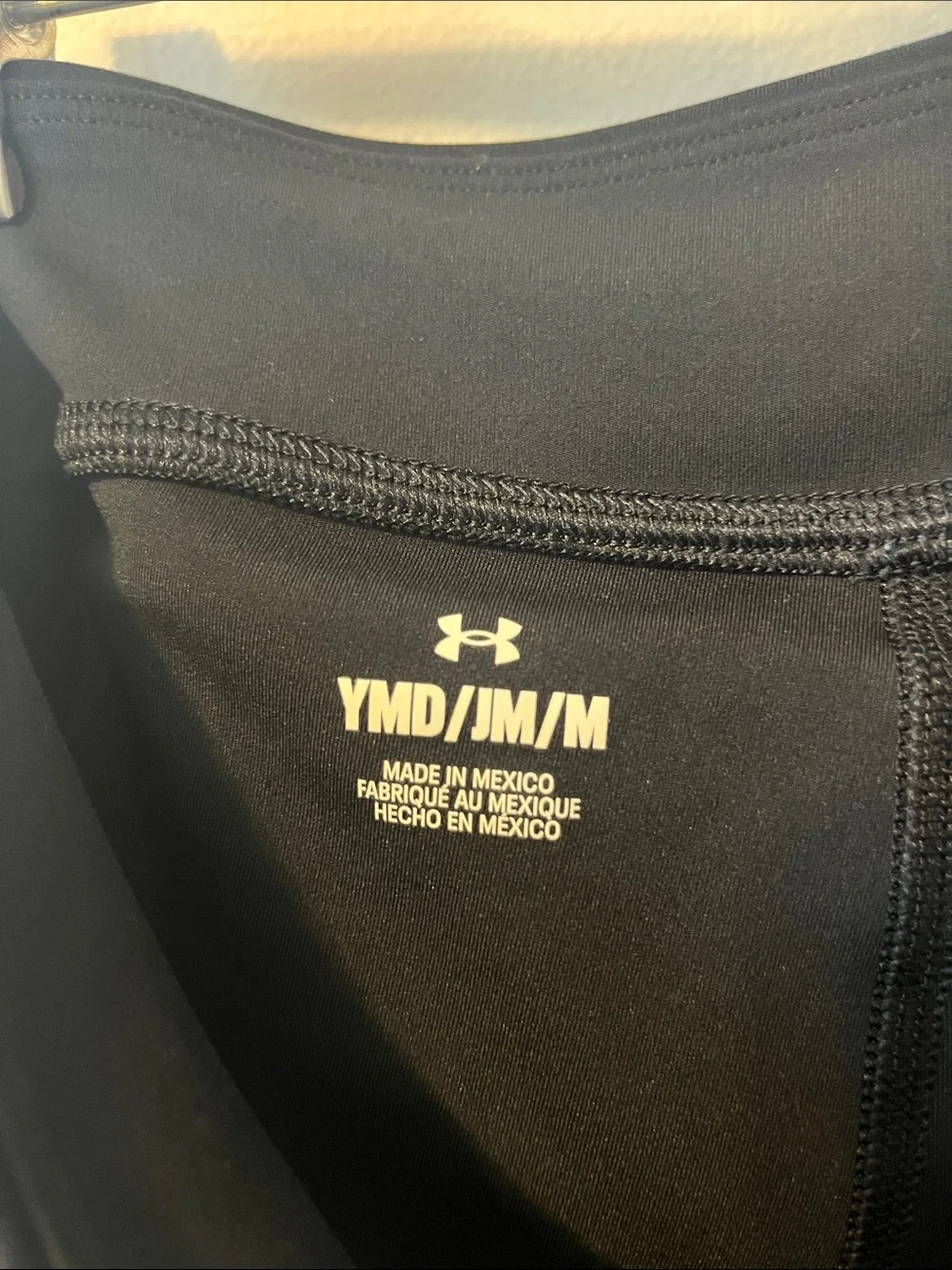 Under Armour Black Skater Skort with Wide Waistband